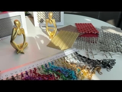 ODM 2mm 금속 사슬 문 플라이 스크린 사슬 커튼 건축 드레퍼리