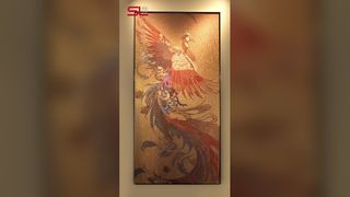 럭셔리한 빛과 그림자 장식 금속 벽 예술로 공간을 변화시키세요.