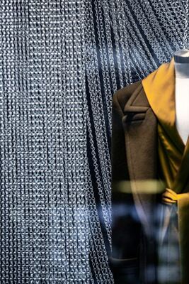 재사용 가능한 해충 방지를 위한 60% 개방 면적 및 1.2mm 와이어 직경의 알루미늄 체인 플라이 스크린