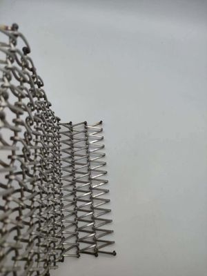 스테인리스 스틸 304 스파이럴 와이어 천 Mesh 내부 방 응용 프로그램