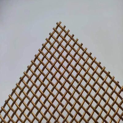 웅장한 청동 실내 금속  Mesh For Room Divider Design