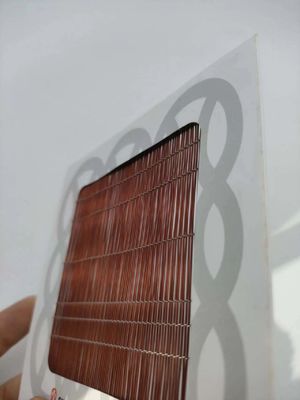 1-2m 너비 유리 가루 와이어 메시 빨간색 장식 스위치