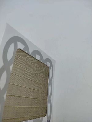 0.6mm 두께 가루 된 유리 금속 망 장식 산업용