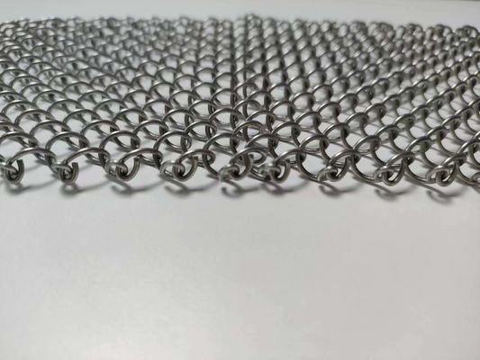 구리 닦은 마무리 건축 확장 된 금속  Mesh With Twill Weave 스타일