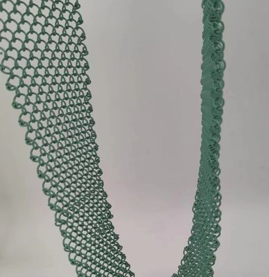 녹색 알루미늄 와이어 건축 직물  Mesh 다재다능한 장식 솔루션