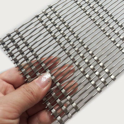 0.8mm 2.0mm 와이어 지름 스테인리스 스틸 건축물  Mesh 쉽게 설치