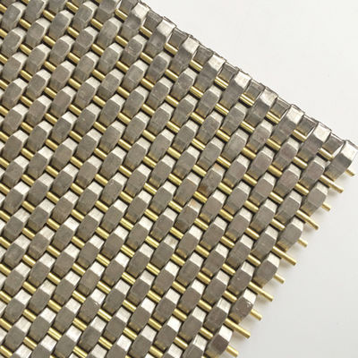 와이어 직경 0.8mm 2.0mm 스테인리스 스틸  Mesh 패널 커버 벽에 평면 직물