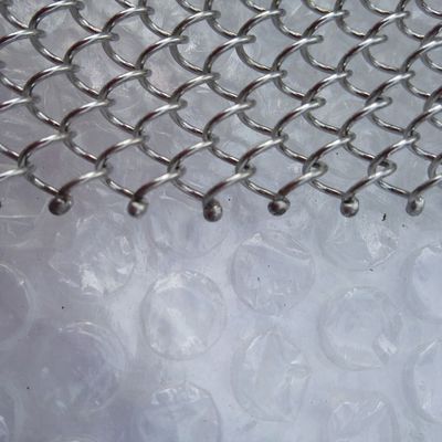 0.5-2mm 두께 둥근 창문 치료 커튼에 대한 청동 금속 스킬 드레퍼리