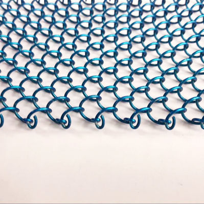 실내 파티션 장식용 금속 롤러 셔터 70mm Mesh 5mm 오프터 스프레이 페인트