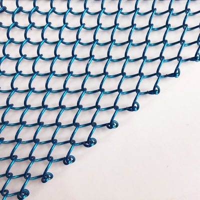 실내 파티션 장식용 금속 롤러 셔터 70mm Mesh 5mm 오프터 스프레이 페인트
