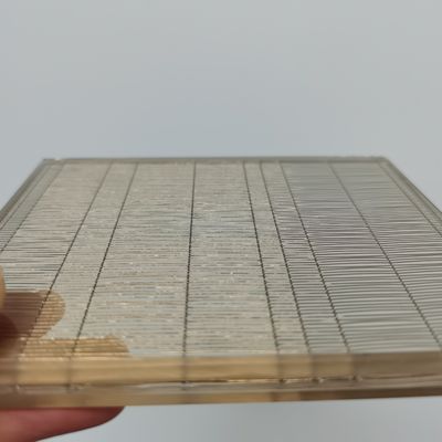 높은 견고성 견고성 장식용 철망 가시화 된 유리 불 저항성 A1