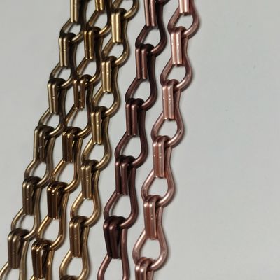15.7mm x 8.85mm 크기 알루미늄 사용자 지정 패턴과 함께 금속 커튼