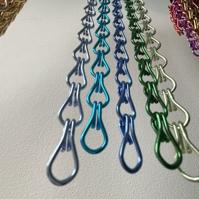 좋은 환기 체인 링크 알루미늄 플라이 스크린 1.5mm 와이어 지름