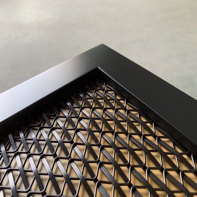 4.5mm Mesh 두께 스테인레스 스틸 장식 철 격자 금속 캐비닛 문