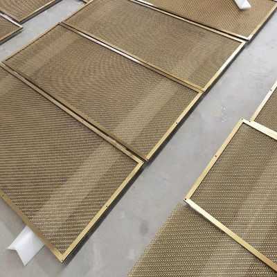 맞춤 다이아몬드 그릴 엮은 와이어 맷 1,2mm × 2mm의 엮기 지름
