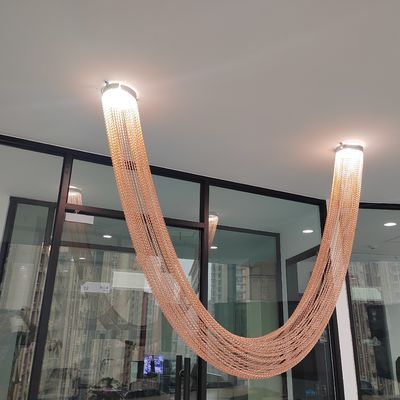 2mm 와이어 지름 체인 링크 액세서리 레일 및 표준을 가진 기타 피팅