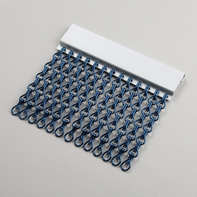 장식적인 Chainmail 반지 메시 커튼 스크린 건물 정면 자연적인 색깔