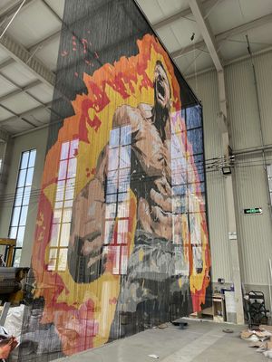 튼튼하고 내구성 있는 알루미늄 체인 방충망 - 식품 가공 공장에 이상적