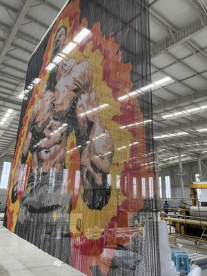 튼튼하고 내구성 있는 알루미늄 체인 방충망 - 식품 가공 공장에 이상적