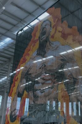 튼튼하고 내구성 있는 알루미늄 체인 방충망 - 식품 가공 공장에 이상적