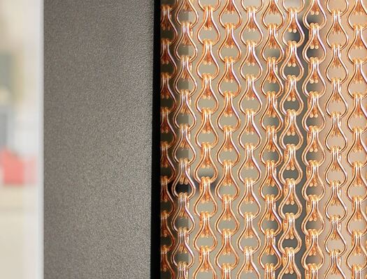 24mm 체인 간격 알루미늄 체인 플라이 스크린, 간편한 설치와 통풍으로 해충 방지