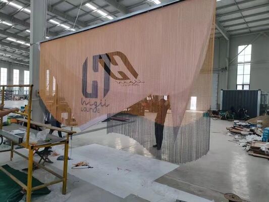 산업용으로 이상적인 내구성 있는 알루미늄 체인 방충망, 효과적인 해충 방지 및 오래 지속되는 성능 제공