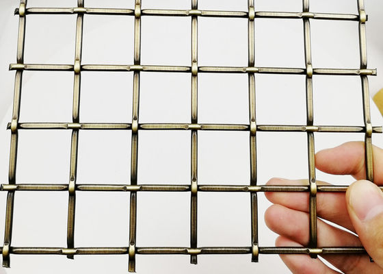 5.5mm 장식적인 금관 악기 석쇠 녹슬지 않는 금속 철망사 층계 방책