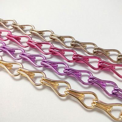 알루미늄 갈고리 체인 가정 장식 해충 관리 사용자 지정 호텔 파티션 알루미늄 갈고리 진주 커튼 제조업체 도매