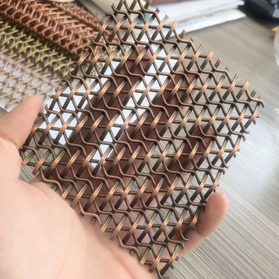 5mm 워크 피치 장식용 철망 격자 완벽한 스타일과 기능 캐비닛 문