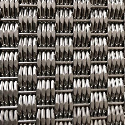 도시 상업 건물의 대용량 전면 부착용 맞춤형 스테인리스 스틸 금속 직물  Mesh