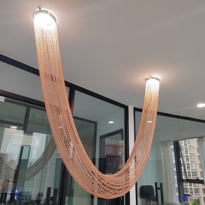 2mm 와이어 지름 체인 링크 액세서리 레일 및 표준을 가진 기타 피팅