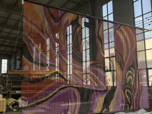 산업 안전 표준을 충족하도록 설계 된 고강성 알루미늄 체인 플라이 스크린