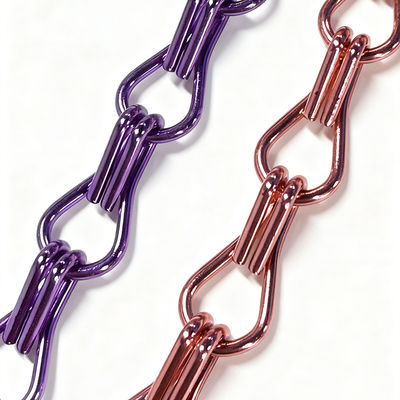 장식적인 Chainmail 반지 메시 커튼 스크린 건물 정면 자연적인 색깔