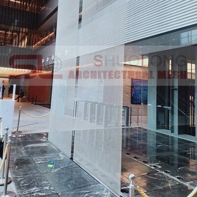 커스터마이징 가능한 개방 크기 부식 저항성 장단 및 인테리어에 대한 손으로 만든 스테인리스 스틸 건축물 Mesh 패널